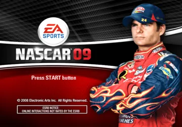 NASCAR 09 screen shot title